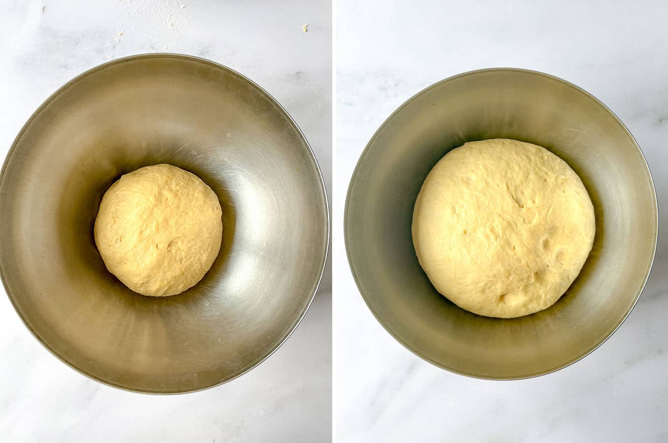 Rising dough