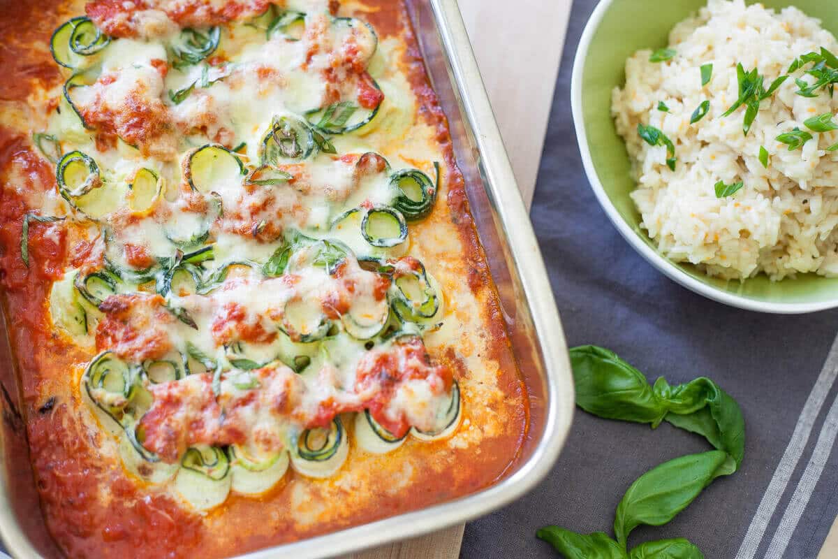 Zucchini Lasagna Rolls