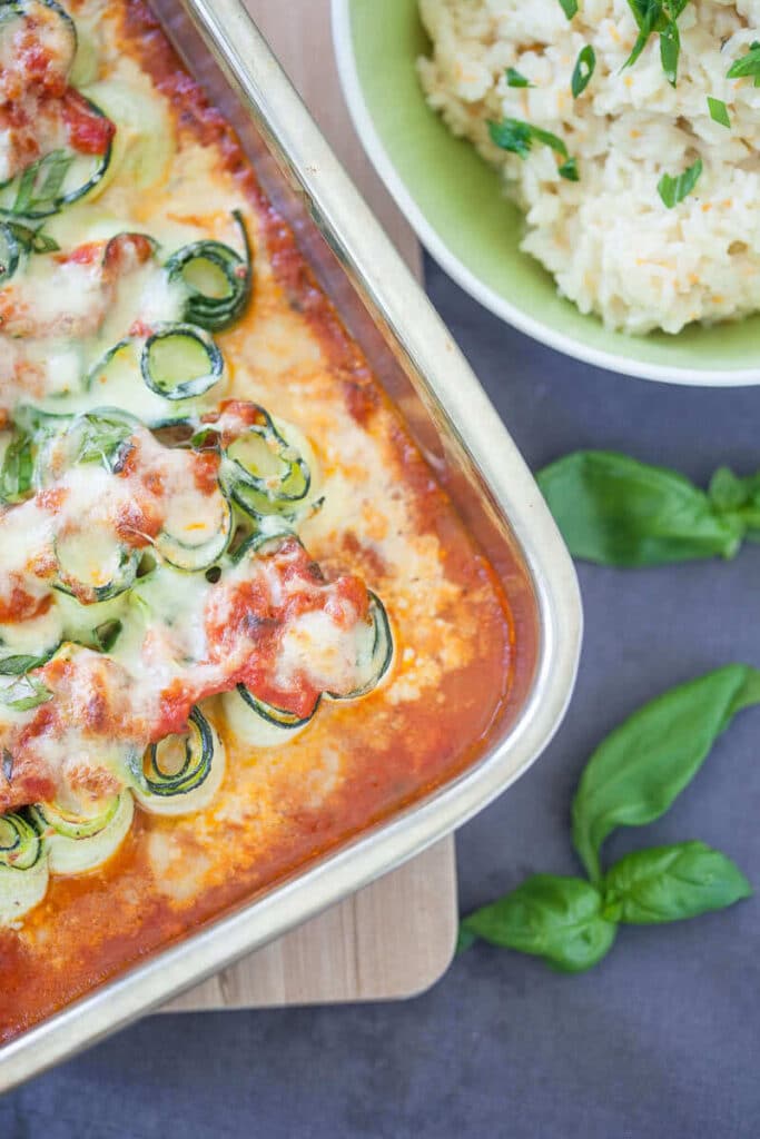 Zucchini Lasagna Rolls