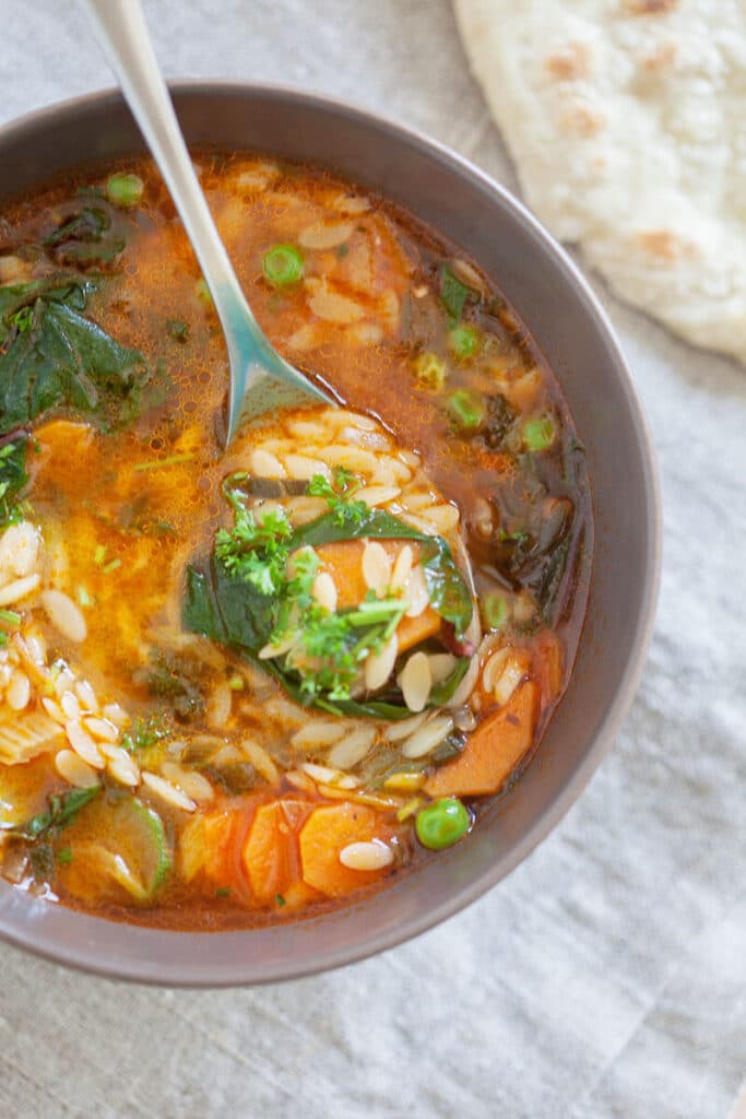 Summer Orzo Soup