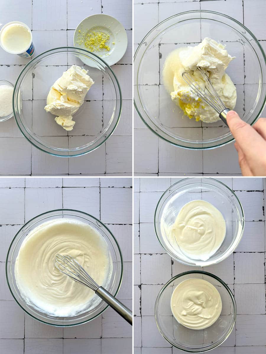 How to make the quark cream filling
