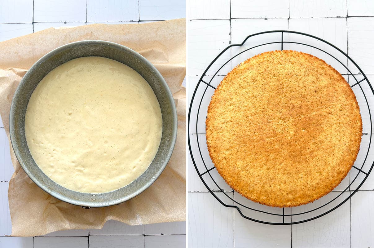 How to make the sponge cake