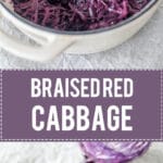 Braised Red Cabbage is nutritious and easy to make. With a Sweet and Sour taste, it is an excellent autumn side dish, perfect for Thanksgiving. | www.vibrantplate.com