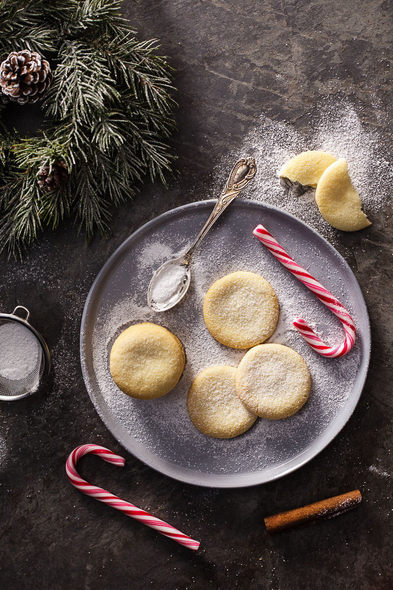 Try these amazing Egg-Free Almond Sugar Cookies! Just a couple of ingredients, but tons of flavour! | www.vibrantplate.com