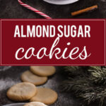 Try these amazing Egg-Free Almond Sugar Cookies! Just a couple of ingredients, but tons of flavour!