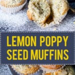 These Lemon Poppy Seed Muffins look simple but pack plenty of flavors, plus they are fluffy, light and delicious. Great for a quick breakfast to-go! | www.vibrantplate.com