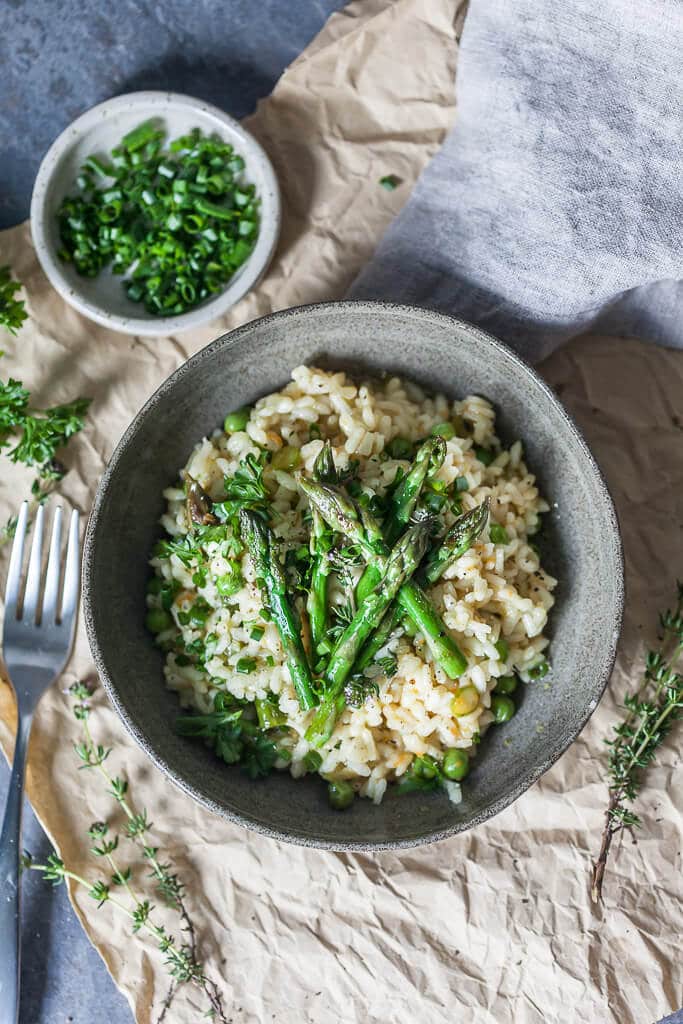 Vegan Asparagus Risotto