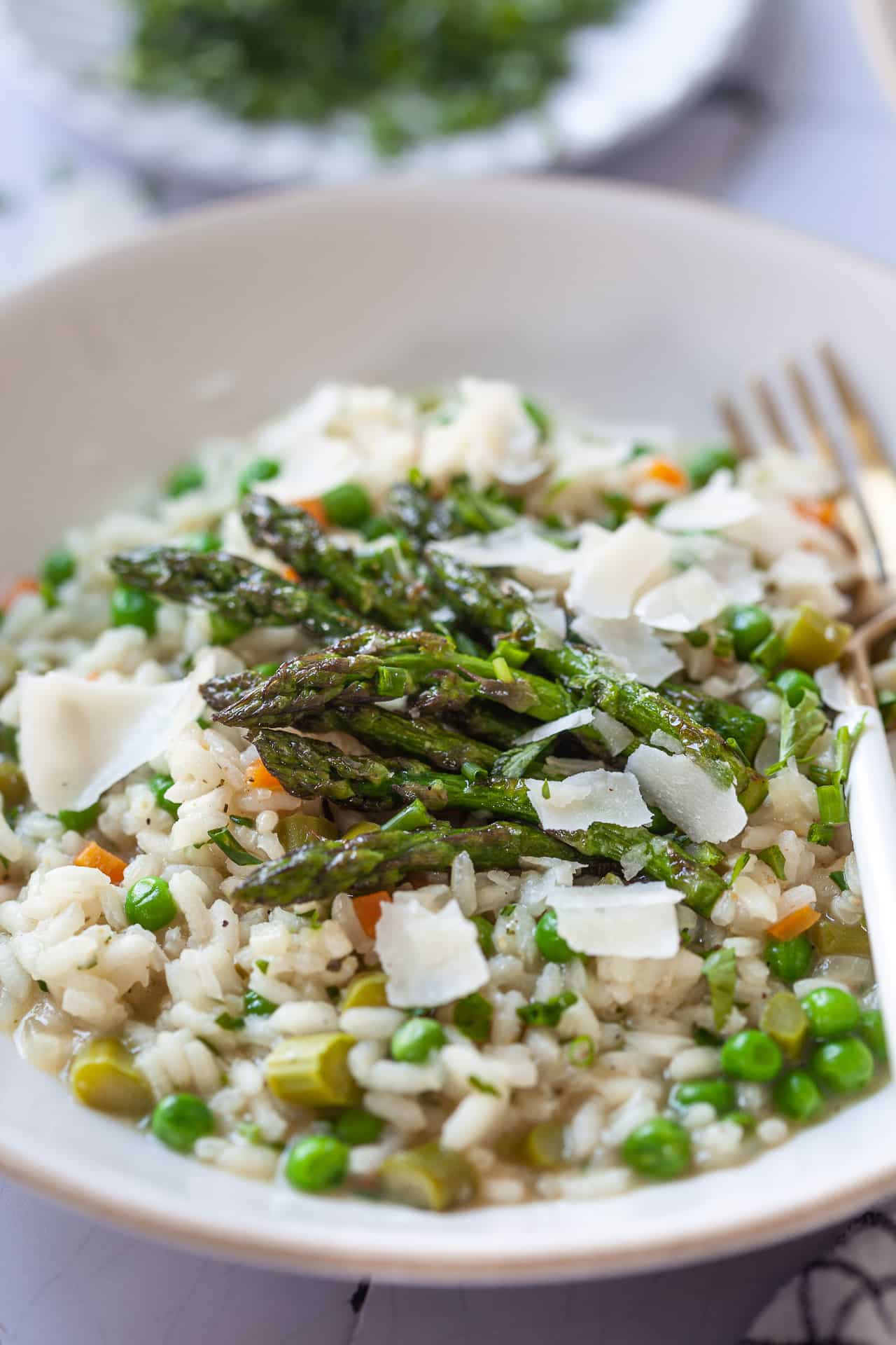 Vegan Asparagus Risotto Recipe