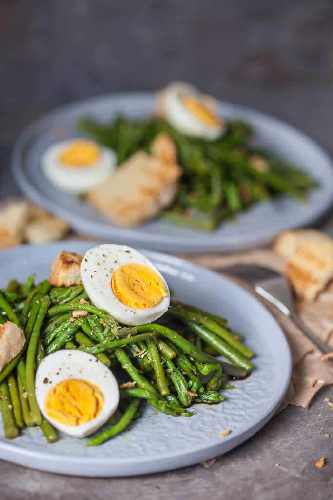 Wild Asparagus Salad is a spring favorite! Head into the woods to forage your dinner. | www.vibrantplate.com