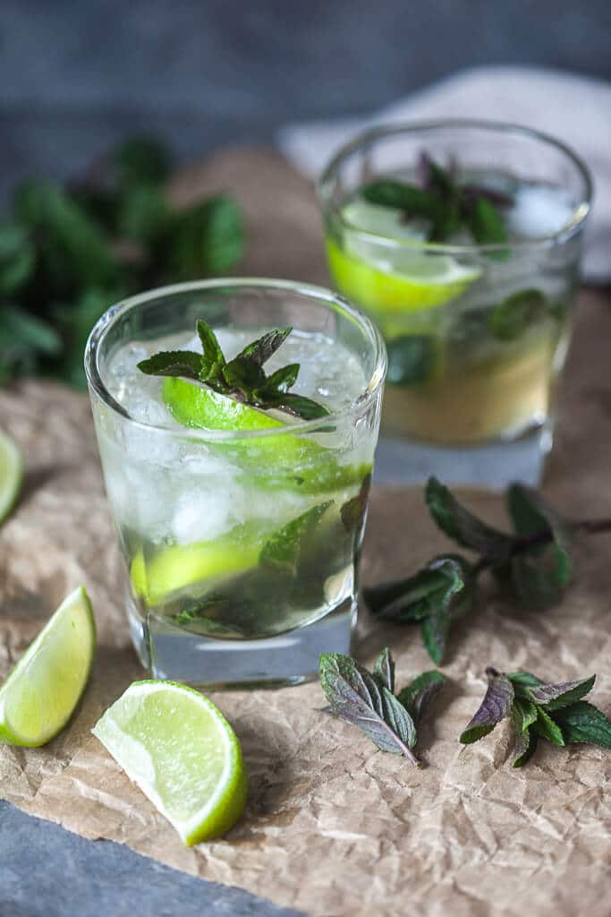 This Homemade Classic Mojito is a refreshing drink enjoyed best in a hot summer eve. | www.vibrantplate.com