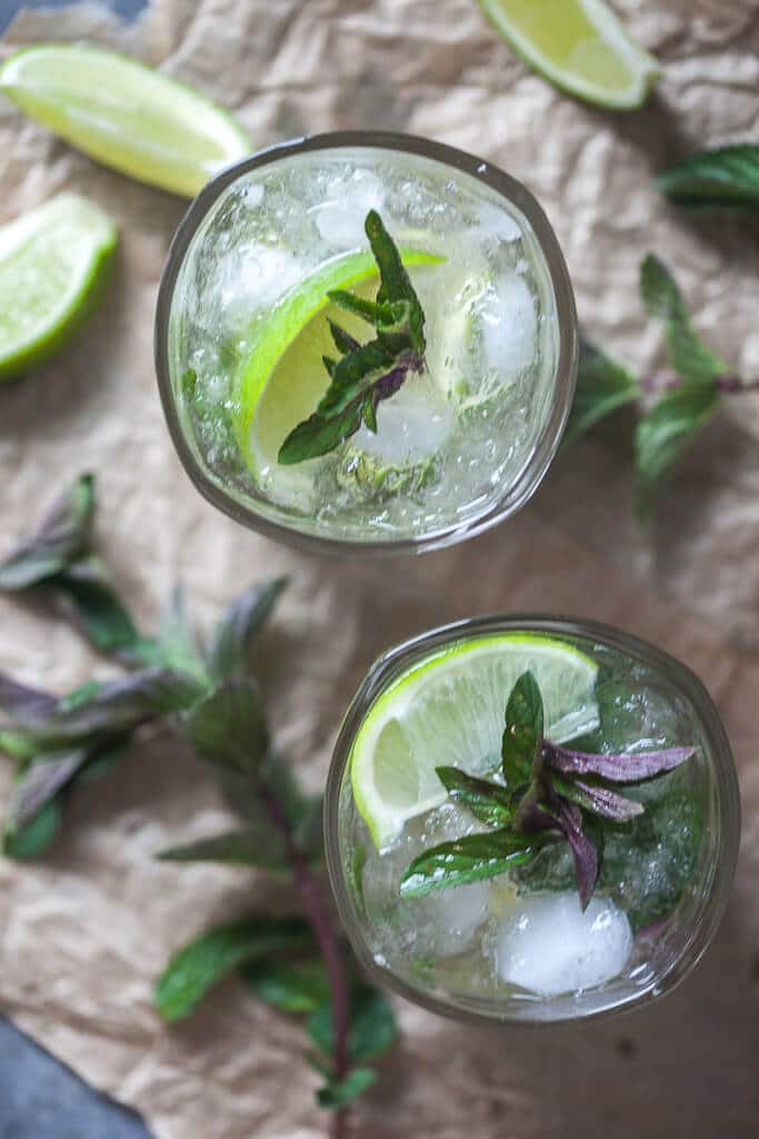 This Homemade Classic Mojito is a refreshing drink enjoyed best in a hot summer eve. | www.vibrantplate.com