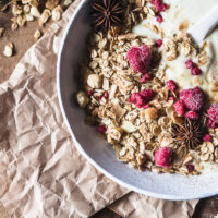 Gingerbread Hazelnut Granola {Vegan}
