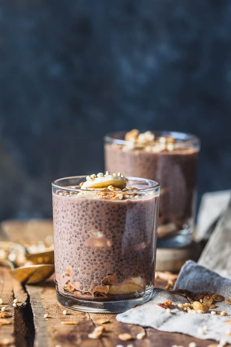 Banana Chocolate Chia Pudding