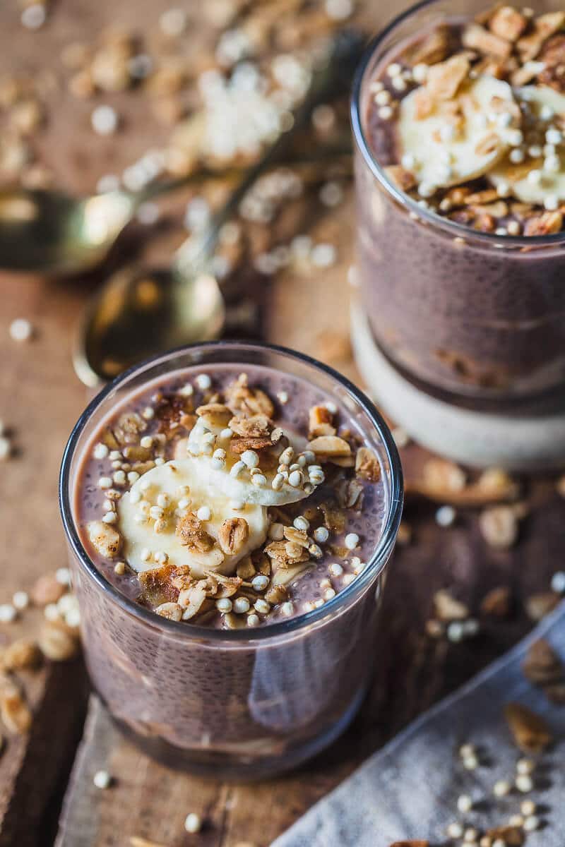 Banana Chocolate Chia Pudding