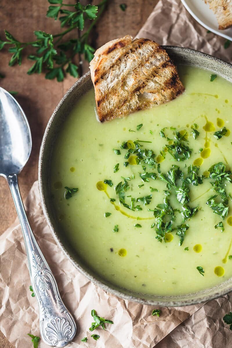 Vegan Potato Leek Soup