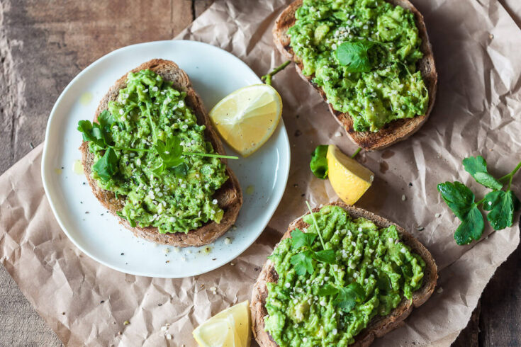 Basic Avocado Toast is a healthy and filling vegan breakfast ready in just 5 minutes! | Vibrant Plate