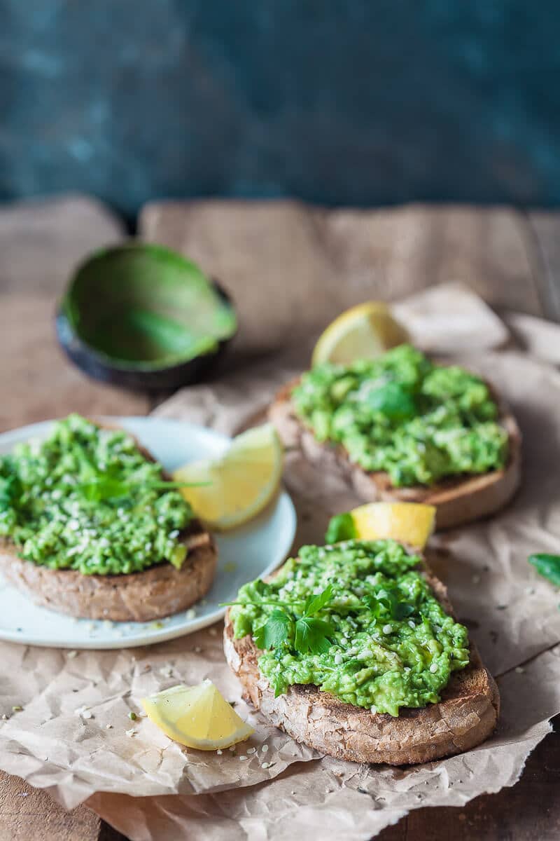 Basic Avocado Toast is a healthy and filling vegan breakfast ready in just 5 minutes! | Vibrant Plate