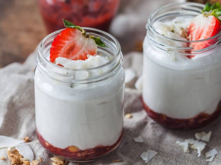 Homemade Coconut Yogurt {Vegan, Dairy-Free} - Vibrant Plate