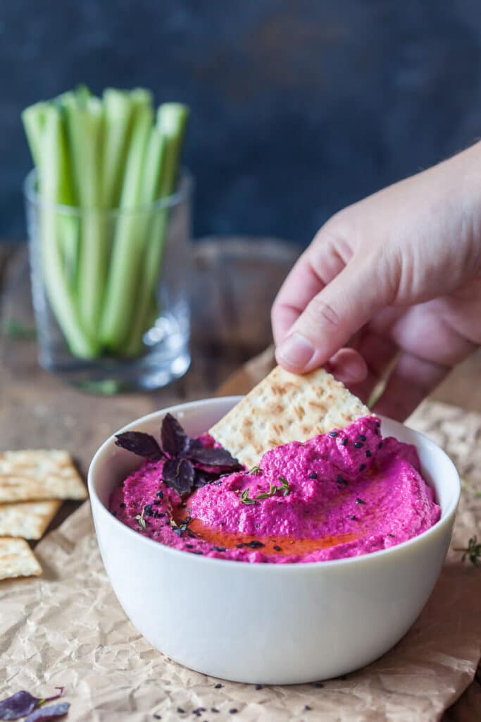 pink foam dark beetroot
