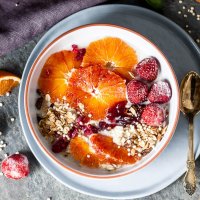 Vegan Blood Orange Overnight Oats