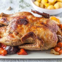 Roast Duck with Autumn Vegetables