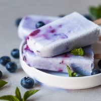 Paleo Coconut Blueberry Popsicles {Vegan}