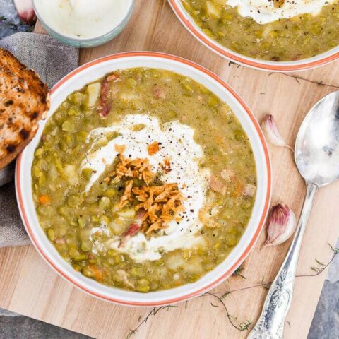 Split Pea Minestrone Soup