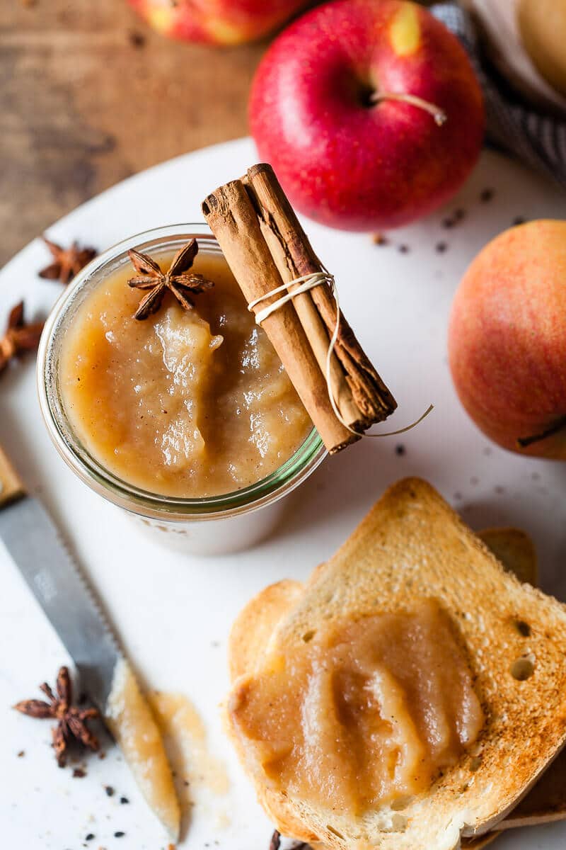 Fermented Probiotic Vegan Apple Butter