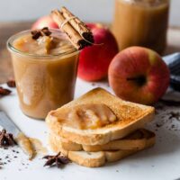 Fermented Probiotic Vegan Apple Butter