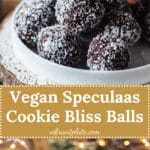 Speculaas Cookie Bliss Balls