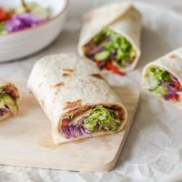 Easy Grilled Veggies Tortilla Wraps