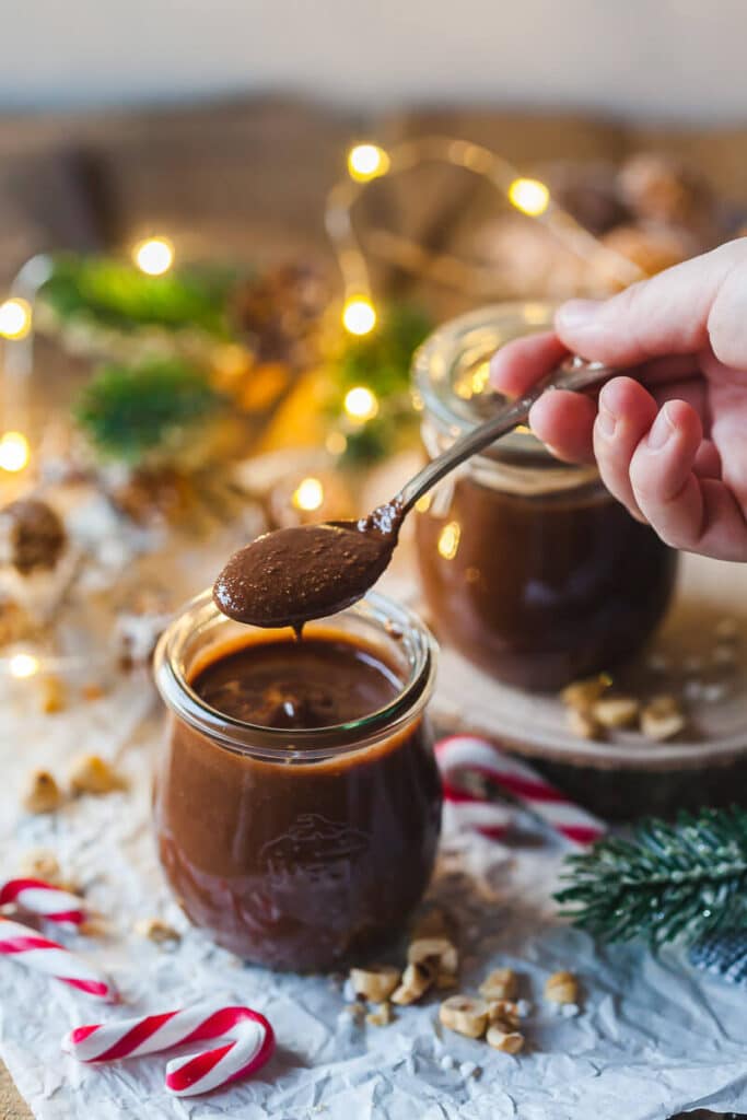 Vegan Chocolate Hazelnut Spread {Vegan Nutella} Vibrant plate