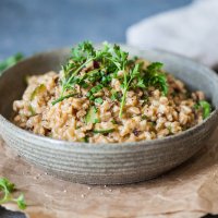 Vegetarian Farro Risotto