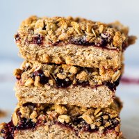 Aronia Oatmeal Crumble Bars