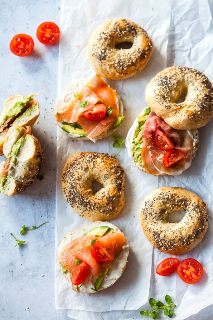 Easy Homemade Bagels {Dairy-Free} - Vibrant plate