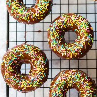 Healthy Vegan Chocolate Donuts