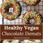 Healthy Vegan Chocolate Donuts