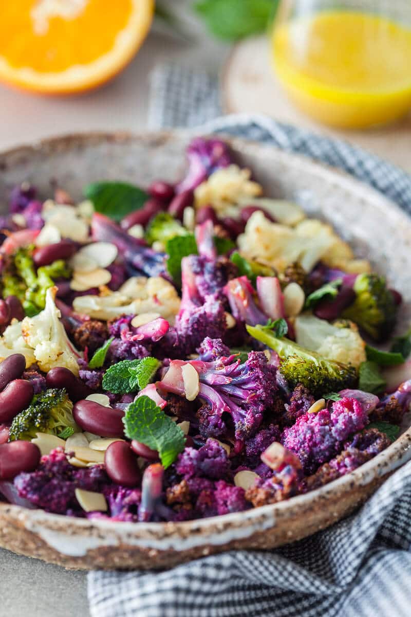 Winter Purple Cauliflower Salad