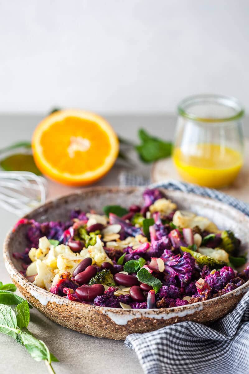 Winter Purple Cauliflower Salad