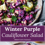 Winter Purple Cauliflower Salad