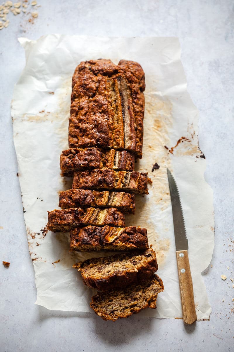 Vegan Chocolate chip banana bread