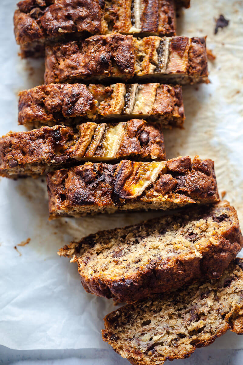 Vegan Chocolate chip banana bread