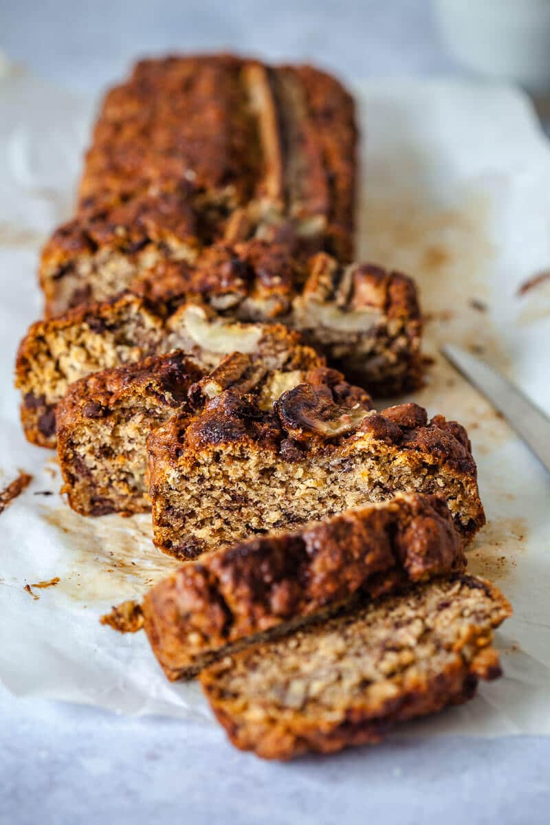 Vegan Chocolate chip banana bread