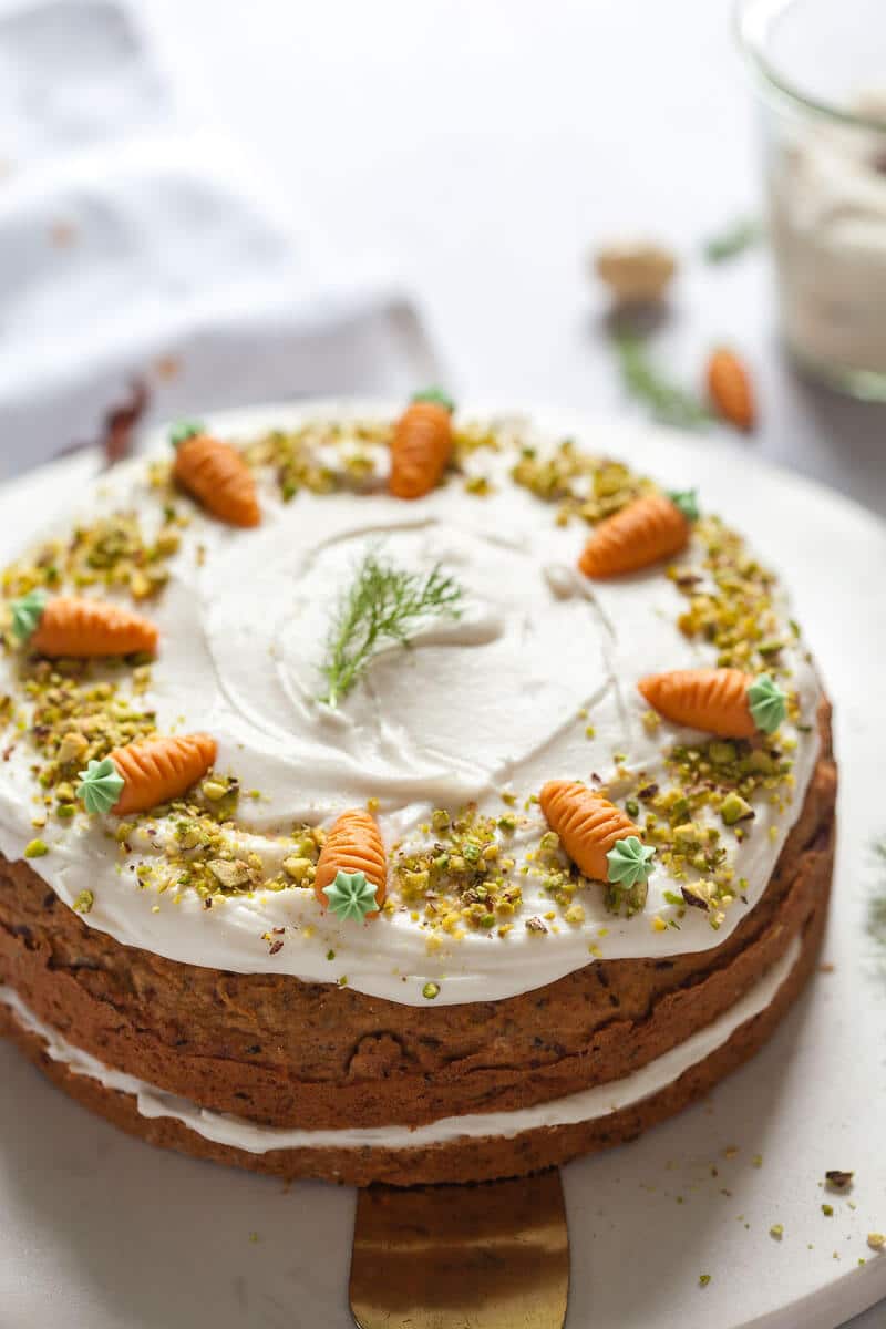 Healthy Vegan Carrot Cake