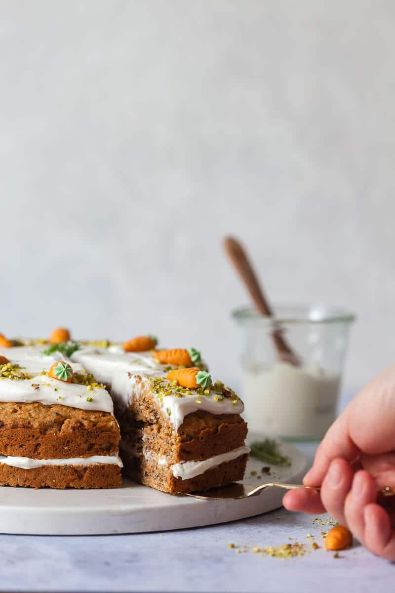 Healthy Vegan Carrot Cake