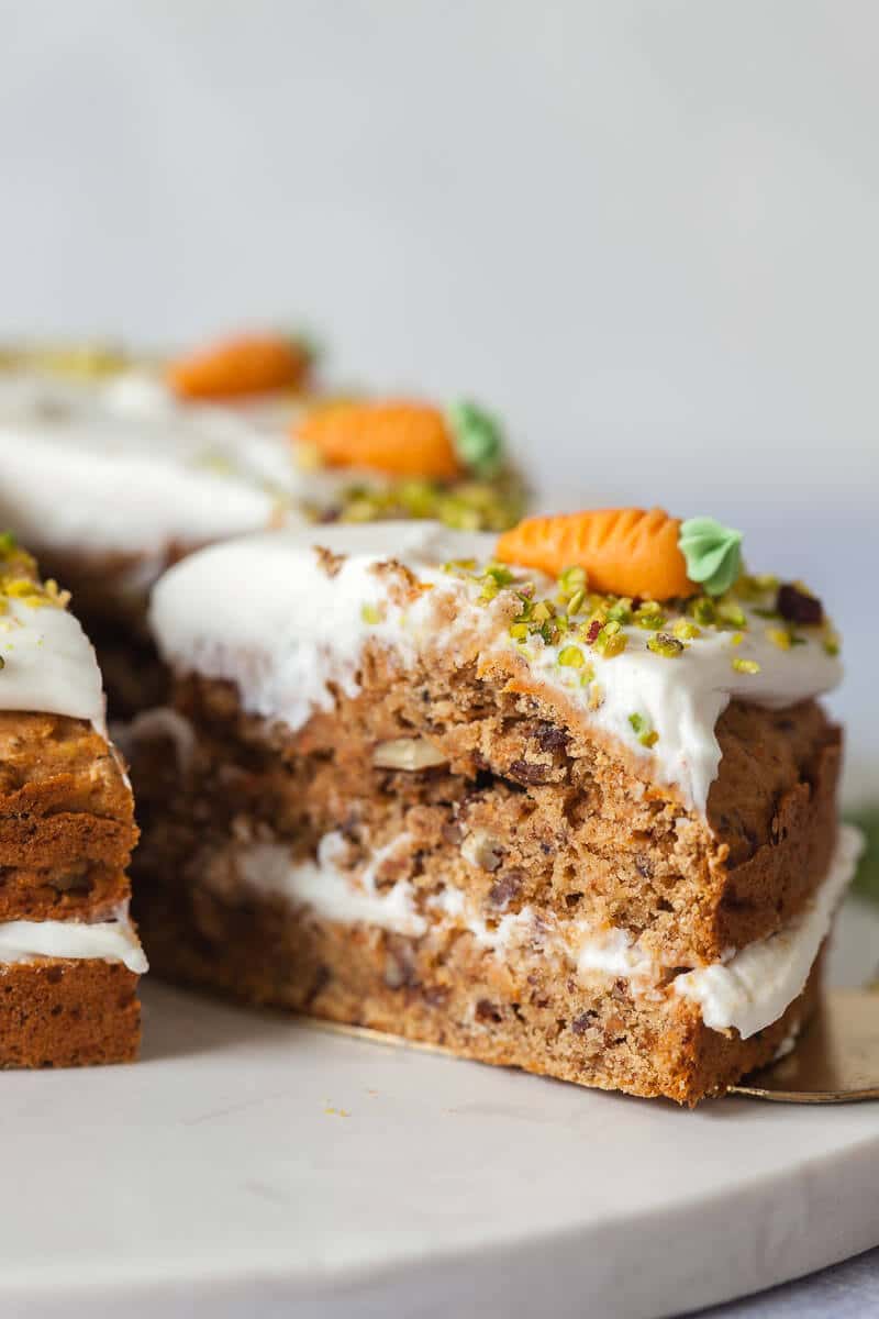 Healthy Vegan Carrot Cake