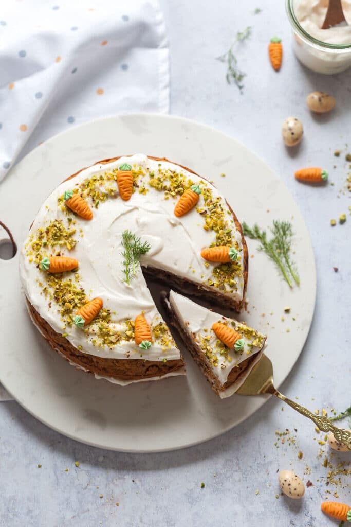 Healthy Vegan Carrot Cake