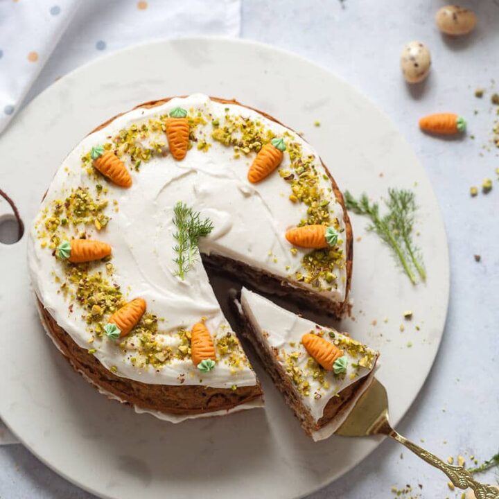 Healthy Vegan Carrot Cake