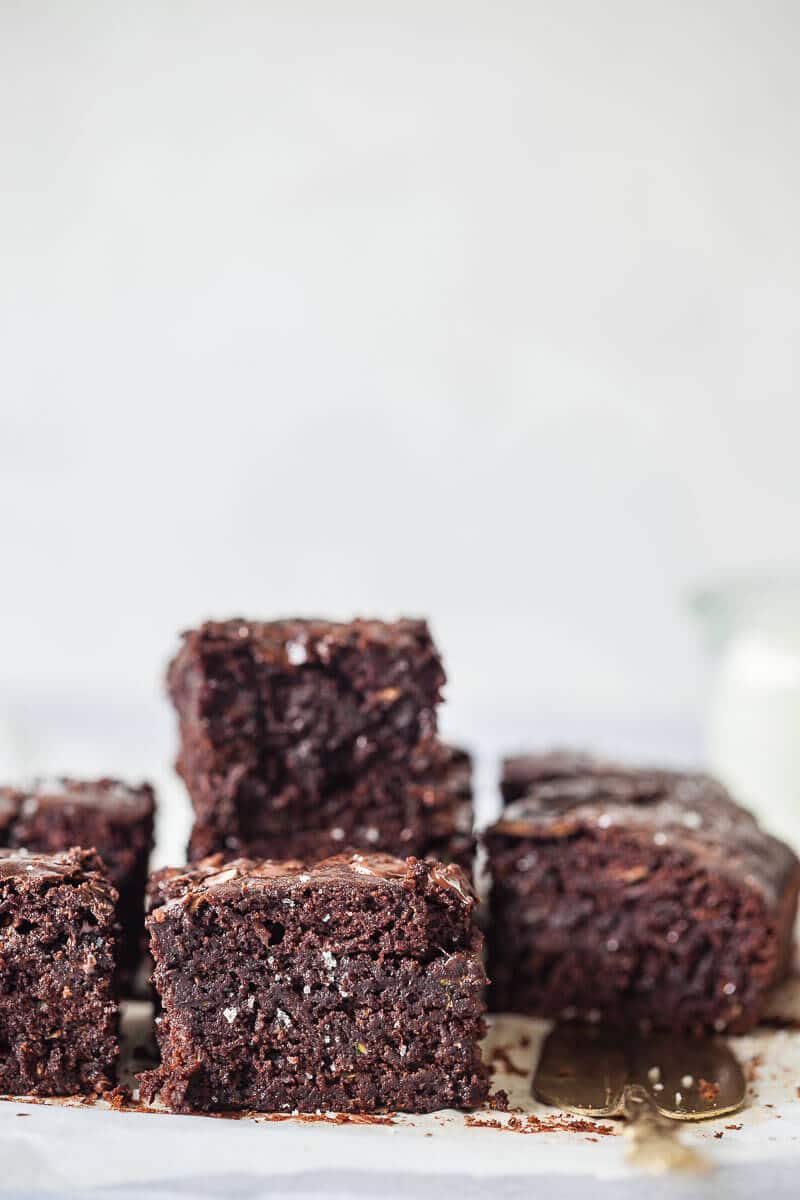 Vegan Chocolate Zucchini Brownies