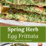 Spring Herb Egg Frittata